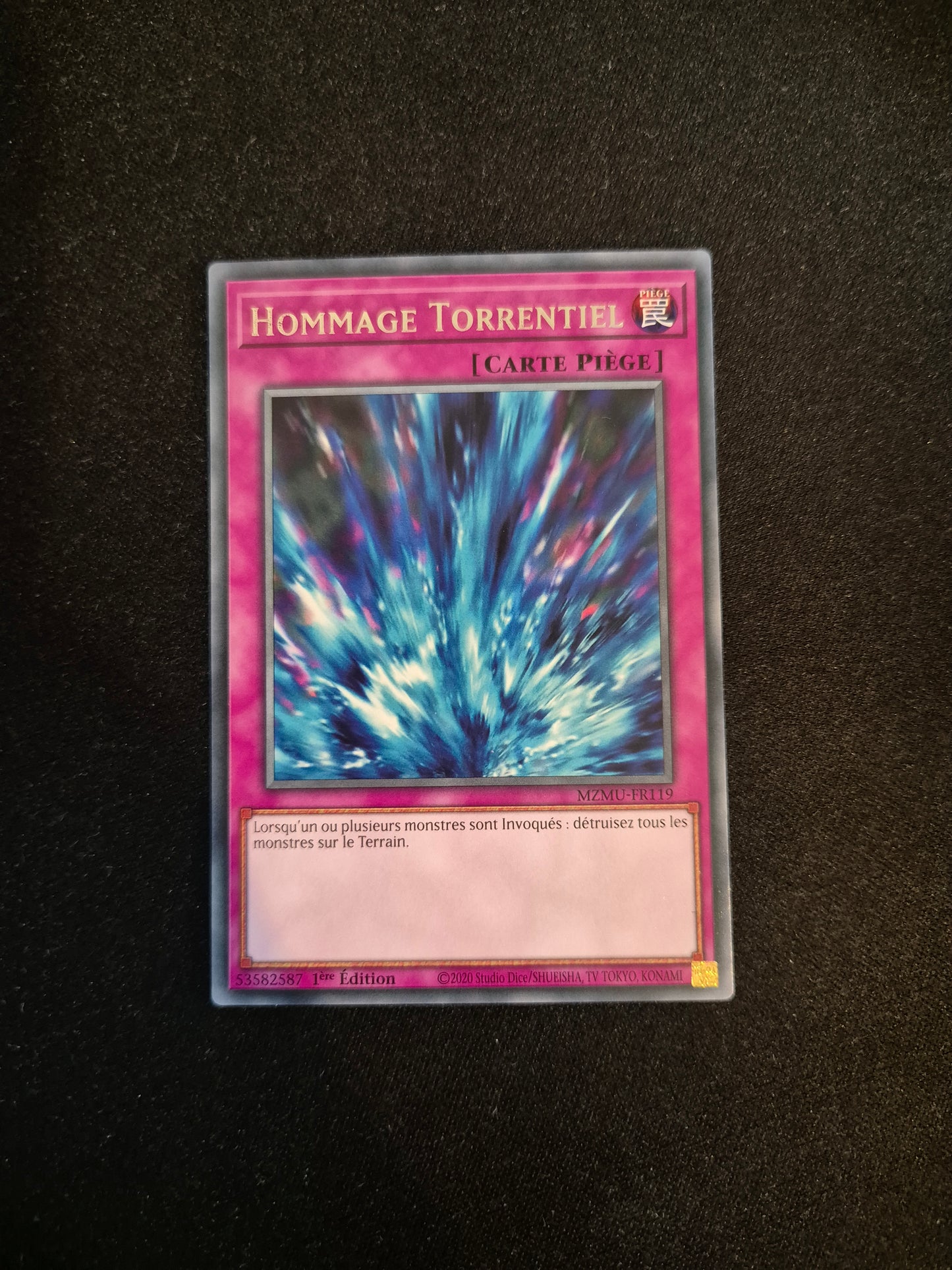 Carte Yu-Gi-Oh! Hommage Torrentiel MZMU-FR119 Rare