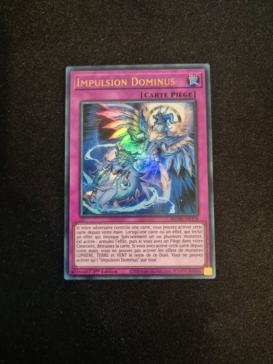 Carte Yu-Gi-Oh! Impulsion Dominus MZMU-FR126 Ultra Rare
