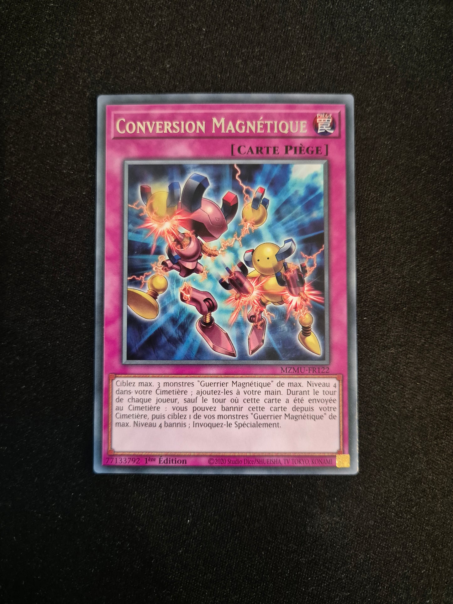 Carte Yu-Gi-Oh! Conversion Magnétique MZMU-FR122 Rare