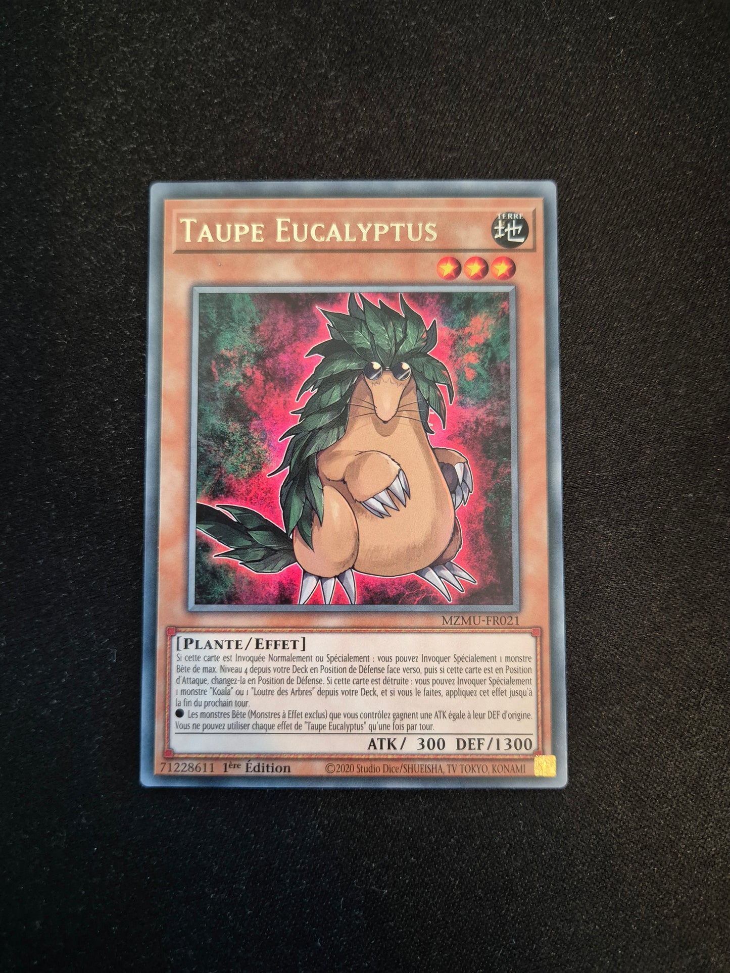 Carte Yu-Gi-Oh! Taupe Eucalyptus MZMU-FR021 Rare