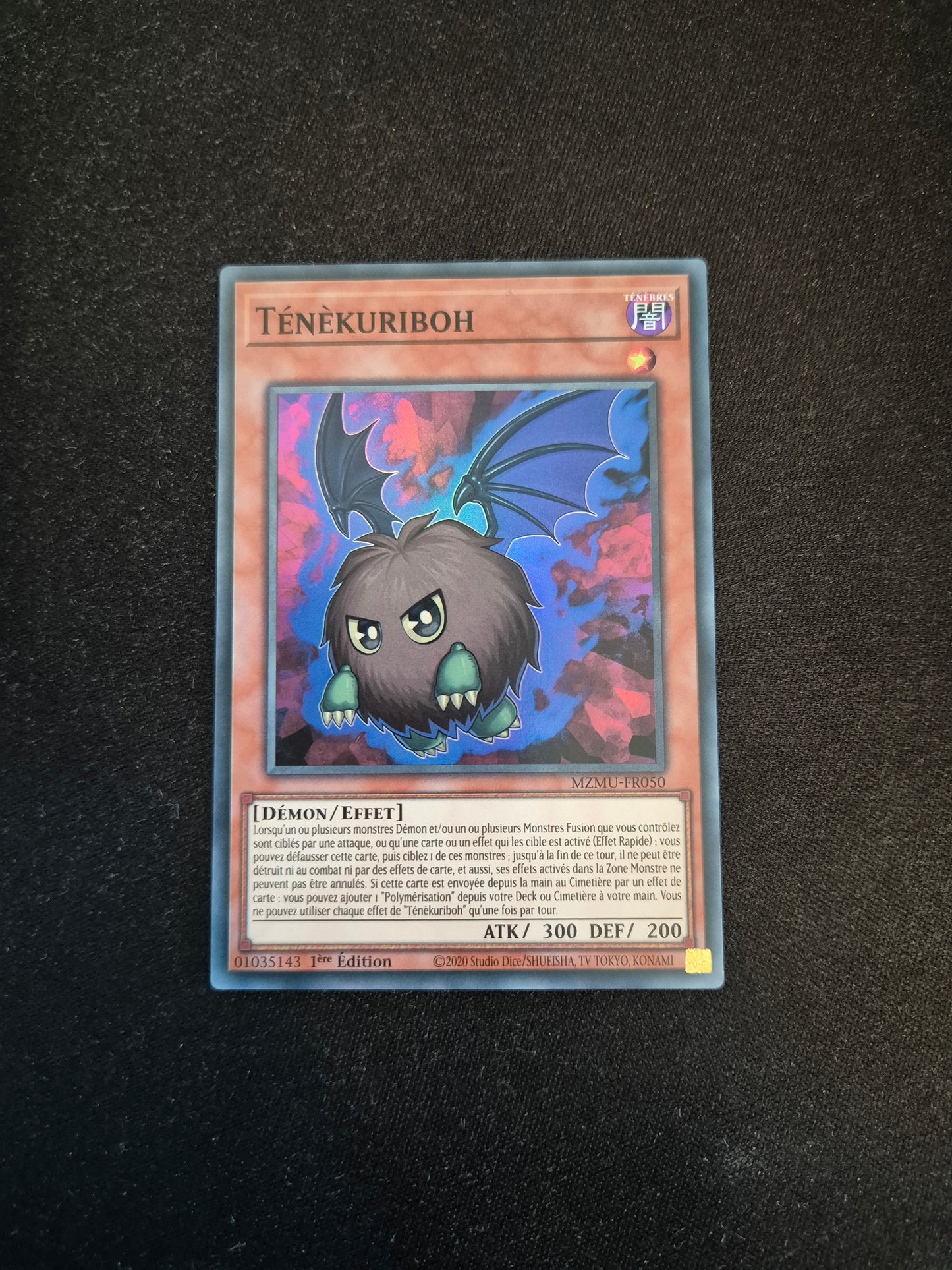 Carte Yu-Gi-Oh! Ténèkuriboh MZMU-FR050 Super Rare