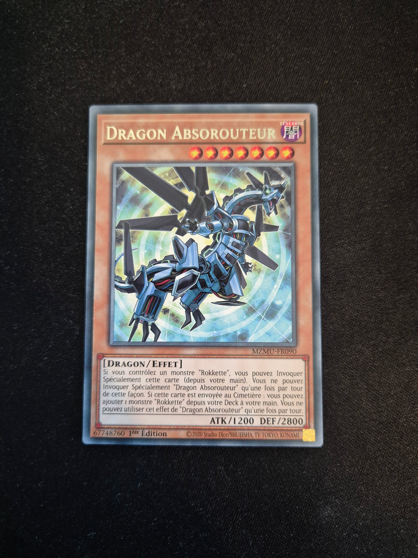 Carte Yu-Gi-Oh! Dragon Absorouteur MZMU-FR090 Rare