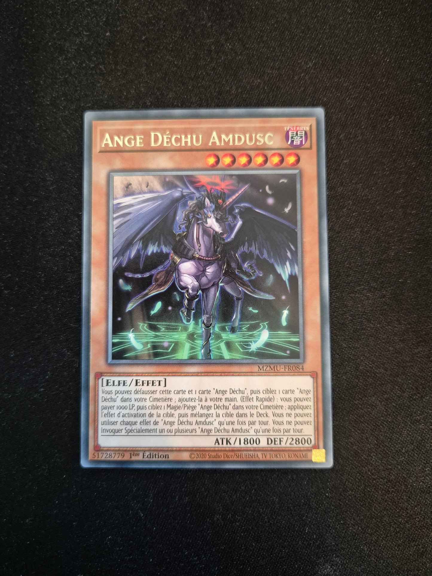 Carte Yu-Gi-Oh! Ange Déchu Amdusc MZMU-FR084 Rare