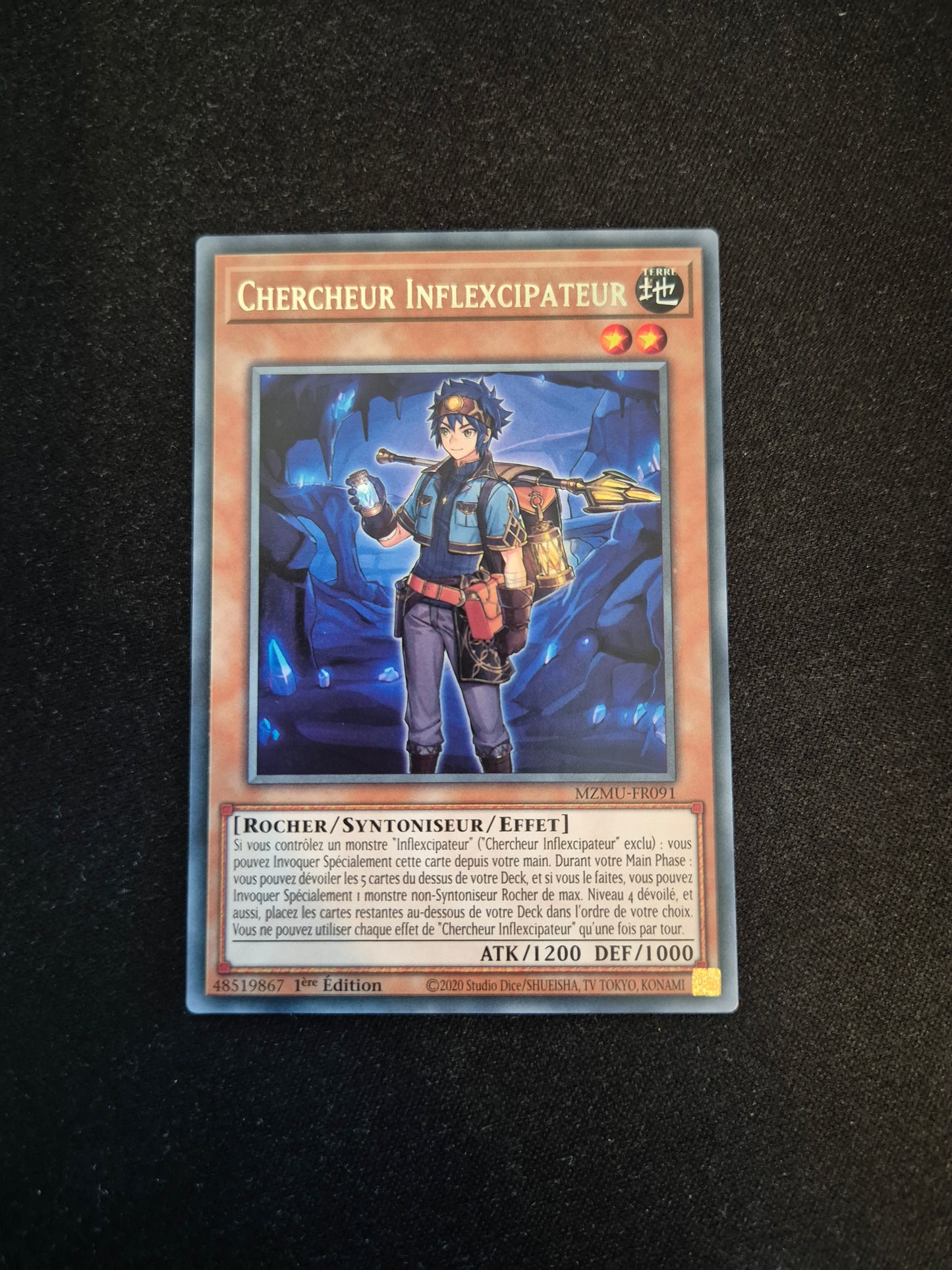Carte Yu-Gi-Oh! Chercheur Inflexcipateur MZMU-FR091 Rare