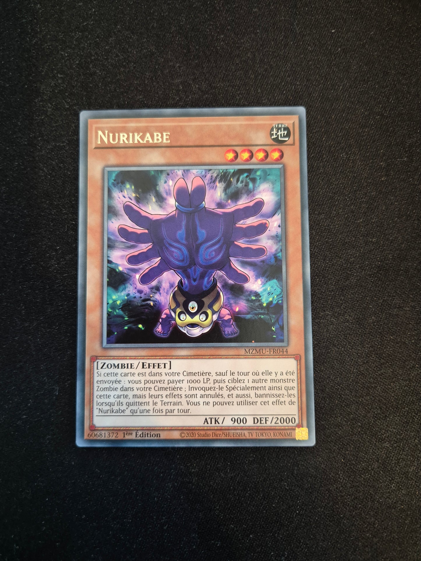 Carte Yu-Gi-Oh! Nurikabe MZMU-FR044 Rare