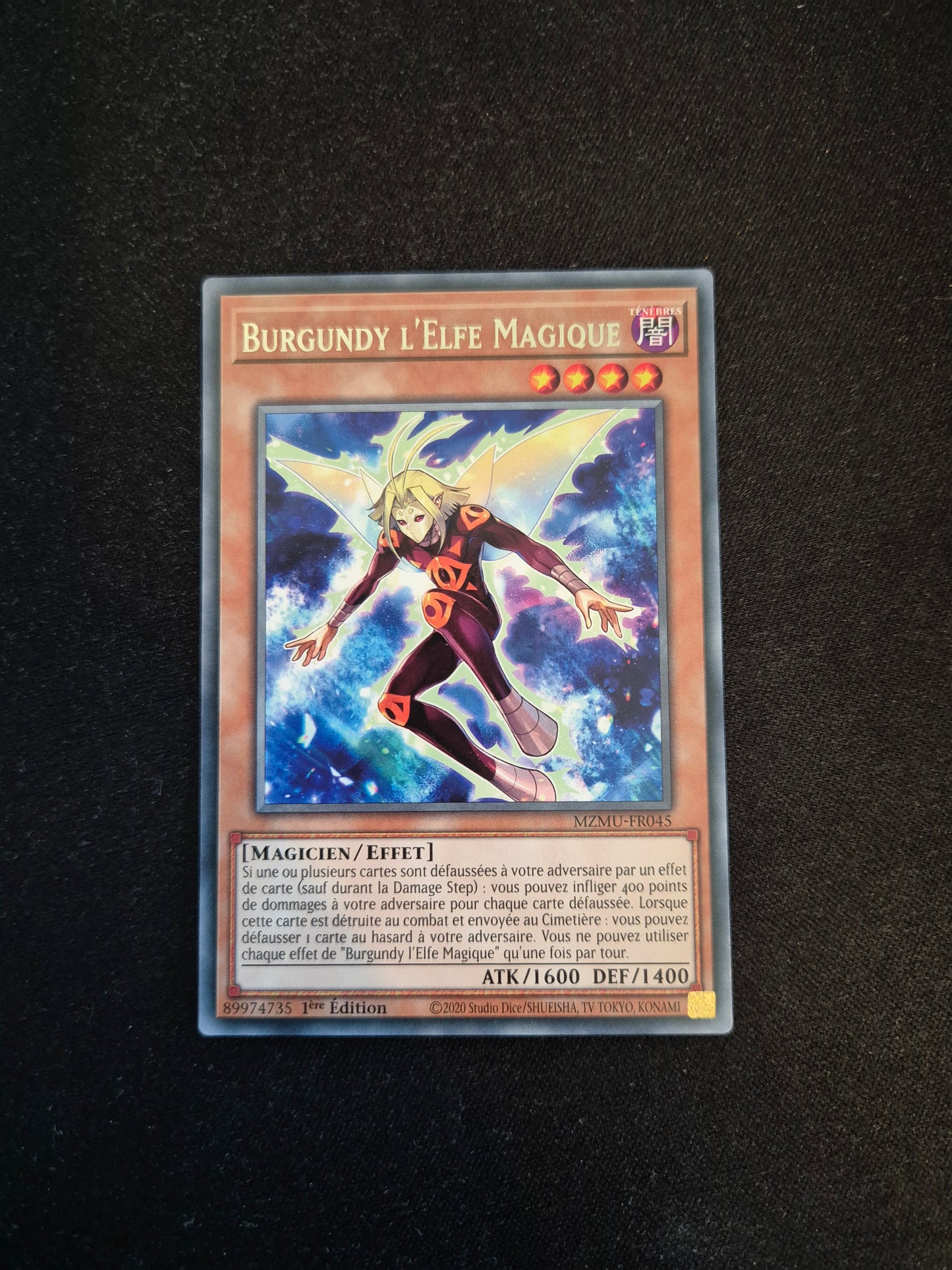 Carte Yu-Gi-Oh! Burgundy l'Efle Magique MZMU-FR045 Rare