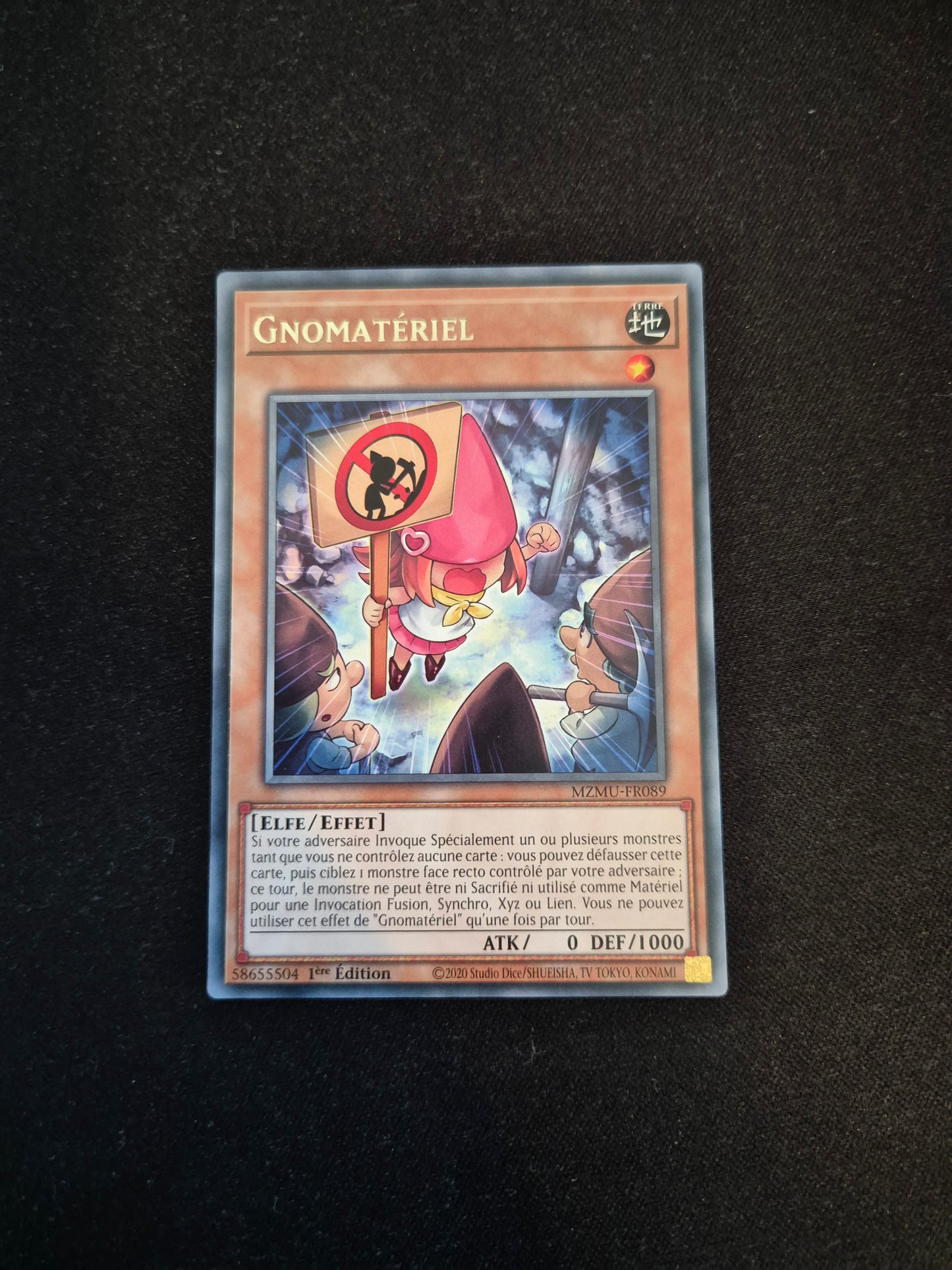 Carte Yu-Gi-Oh! Gnomatériel MZMU-FR089 Rare