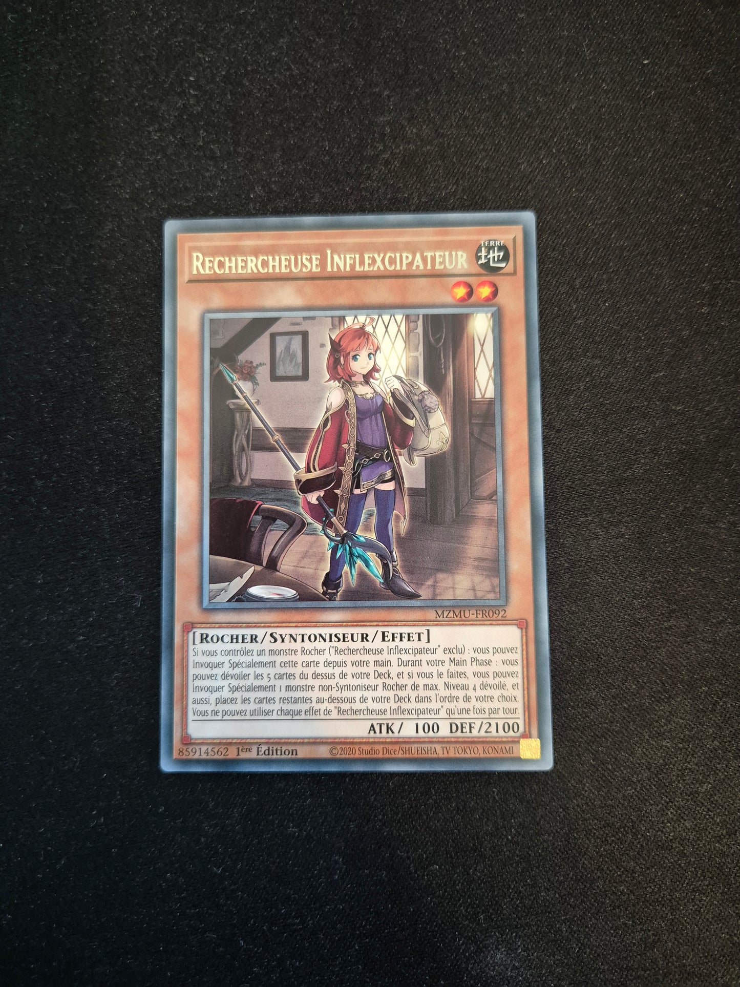 Carte Yu-Gi-Oh! Rechercheuse Inflexcipateur MZMU-FR092 Rare