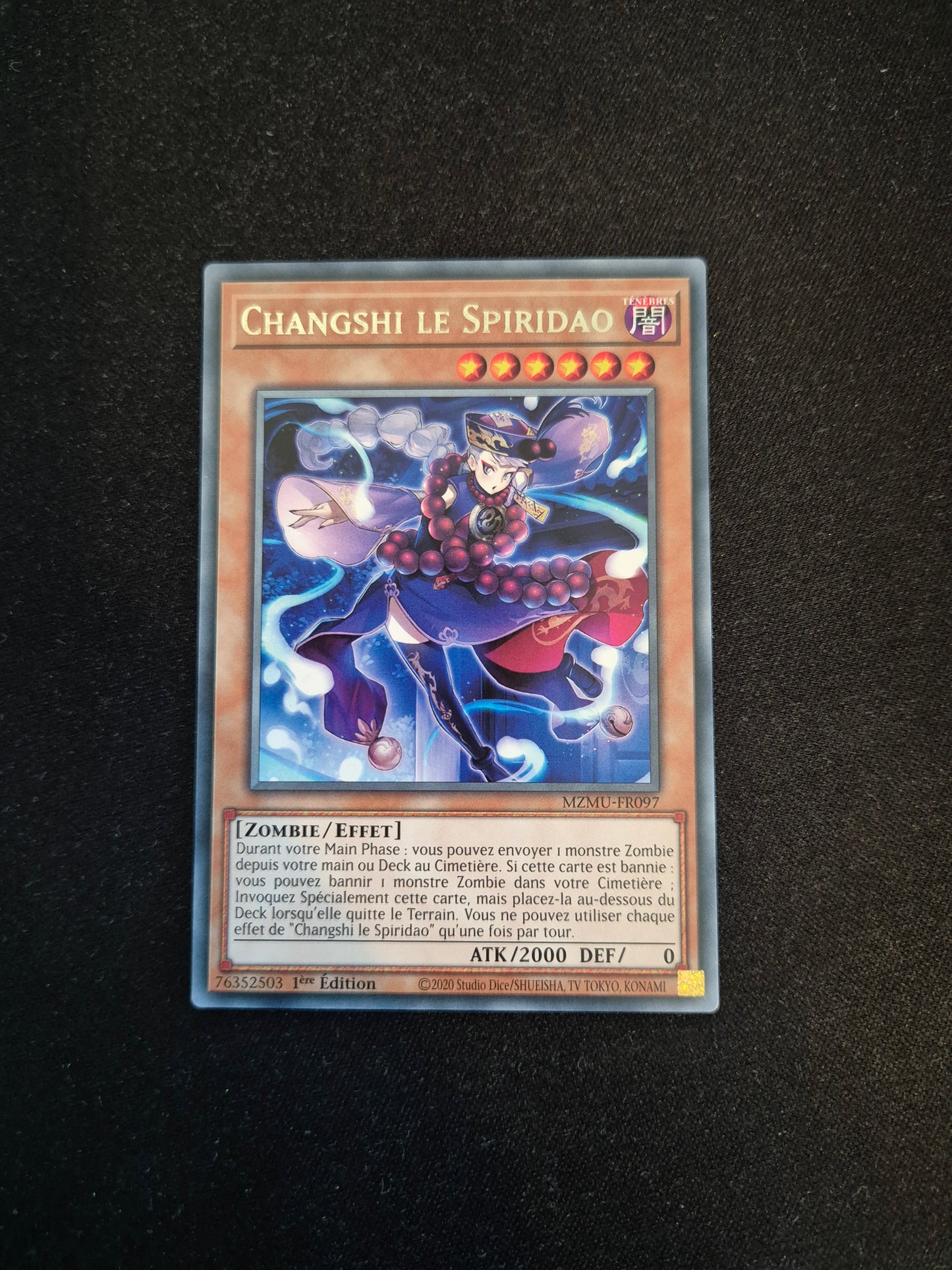 Carte Yu-Gi-Oh! Changshi Le Spiriado MZMU-FR097 Rare