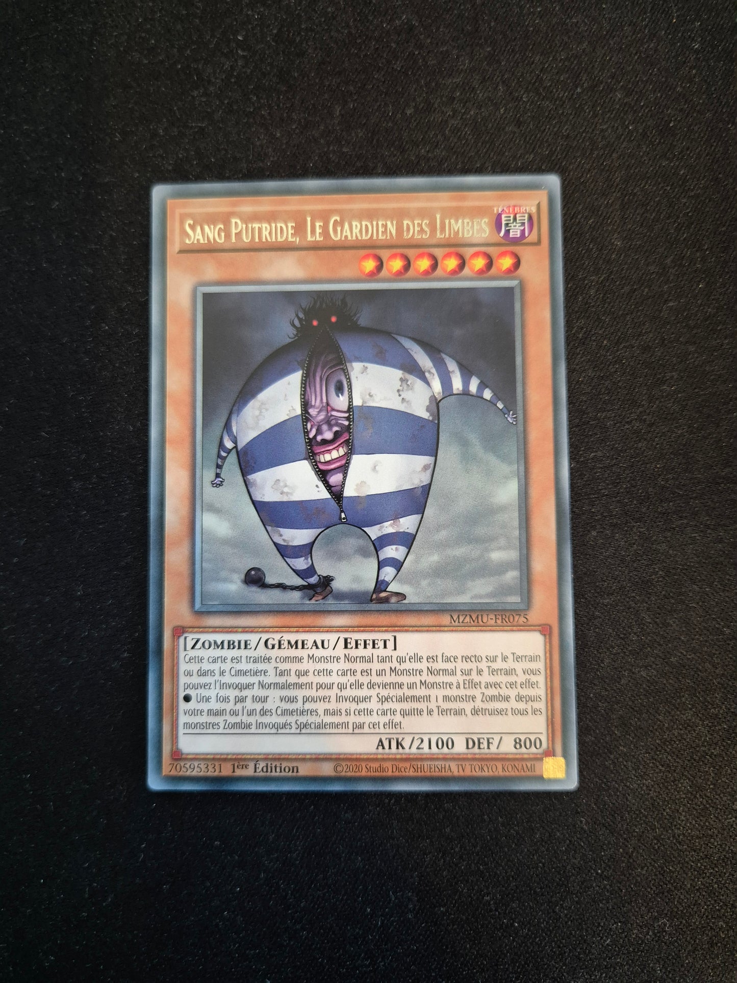 Carte Yu-Gi-Oh! Sang Putride Le Gardien des Limbes MZMU-FR075 Rare