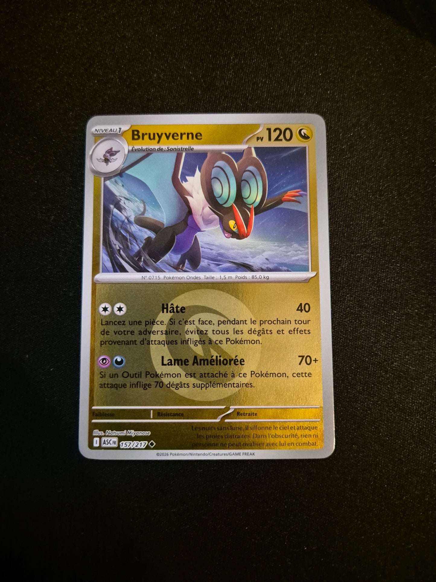 Carte Pokémon Bruyverne Reverse Energie 157/217 ME2.5 Héros Transcendants