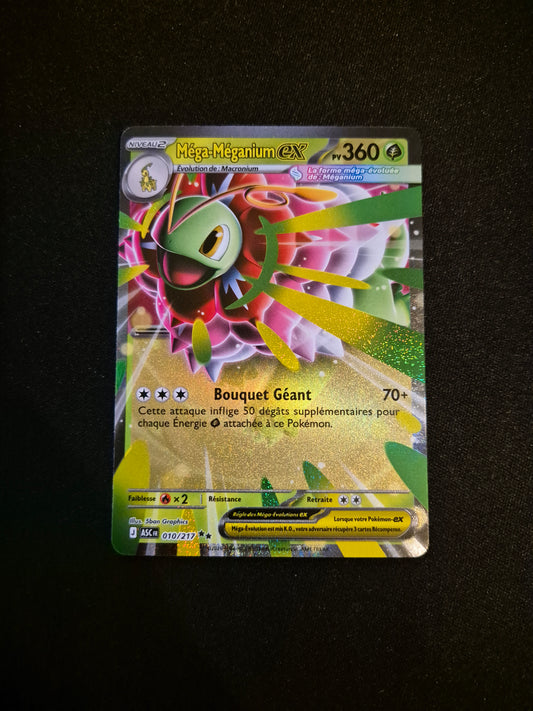 Carte Pokémon Méga-Méganium EX 010/217 ME2.5 Héros Transcendants
