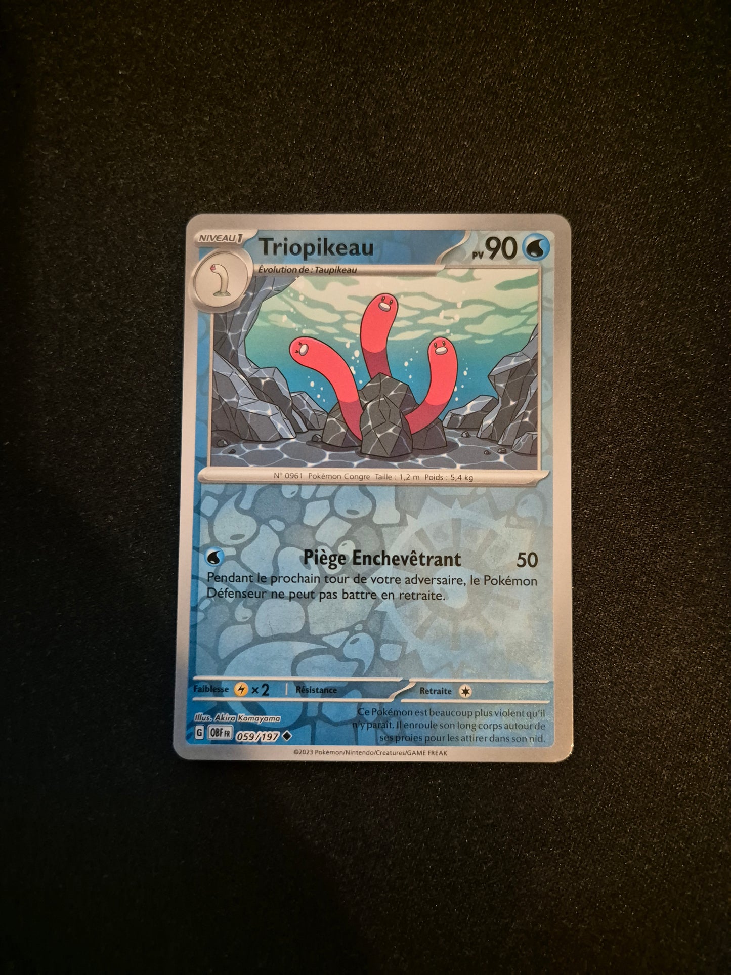 Carte Pokémon Triopikeau Reverse 059/197 EV03 Flammes Obsidiennes
