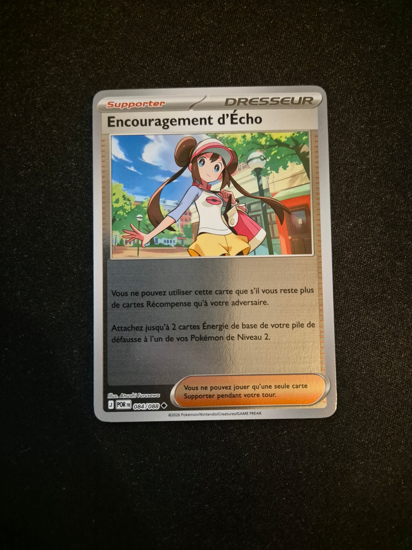Carte Pokémon Encouragement d'Echo Reverse 084/088 ME03 Equilibre Parfait