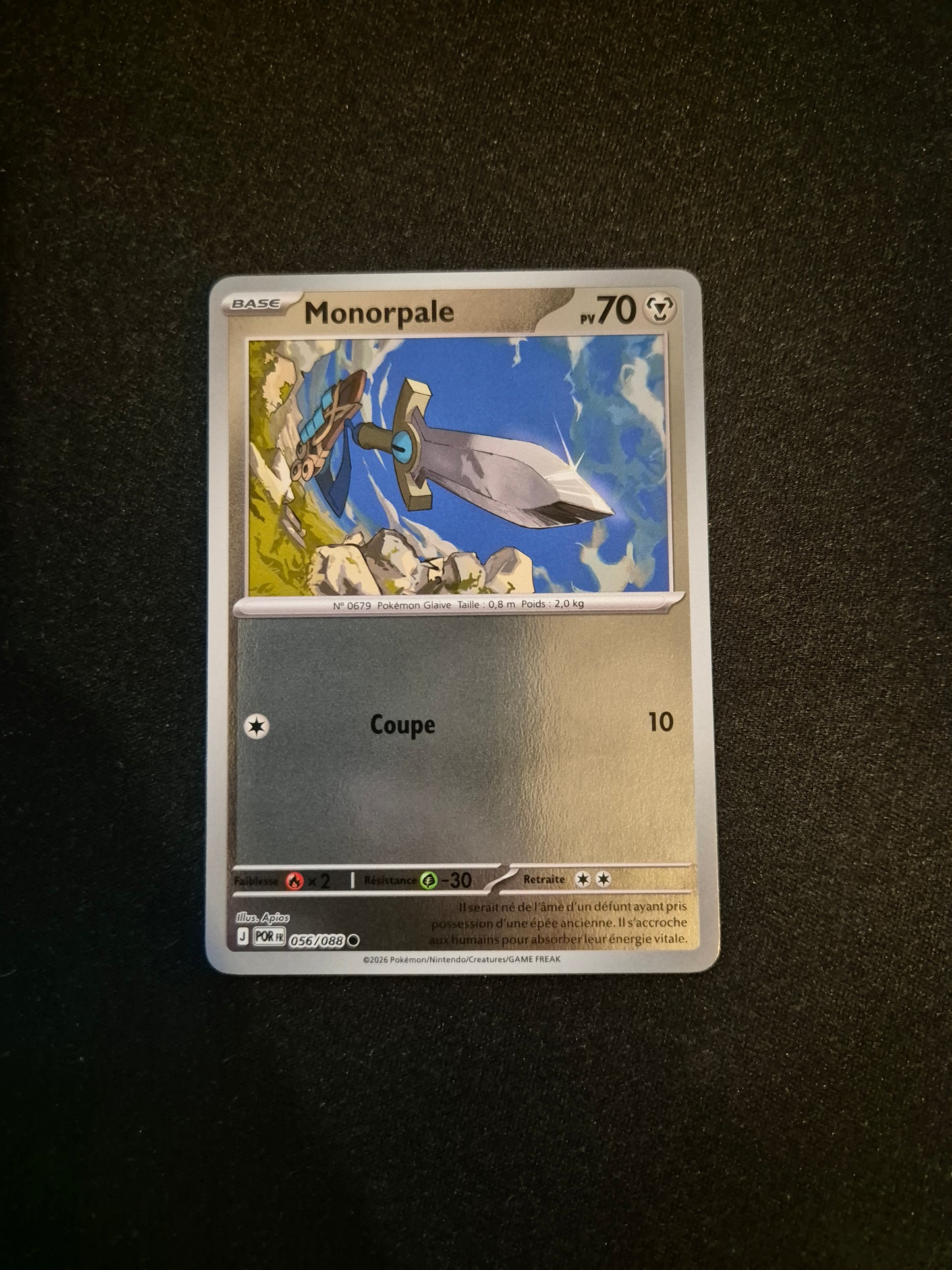 Carte Pokémon Monorpale Reverse 056/088 ME03 Equilibre Parfait