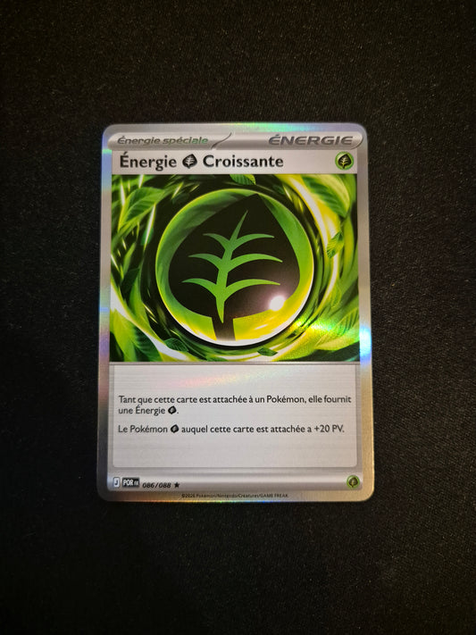 Carte Pokémon Energie Croissante Holo 086/088 ME03 Equilibre Parfait