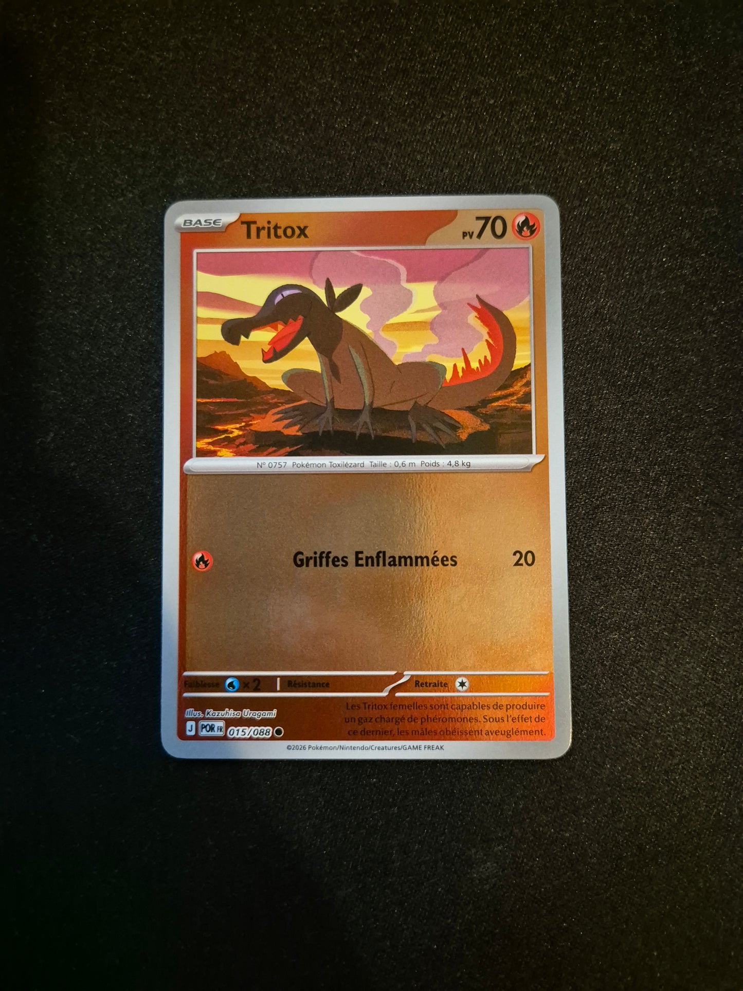 Carte Pokémon Tritox Reverse 015/088 ME03 Equilibre Parfait