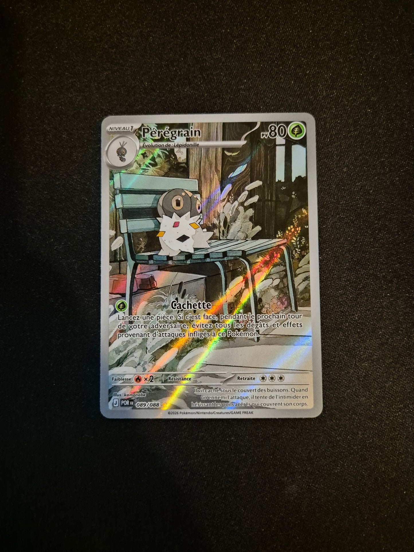 Carte Pokémon Pérégrain Art Rare AR 089/088 ME03 Equilibre Parfait