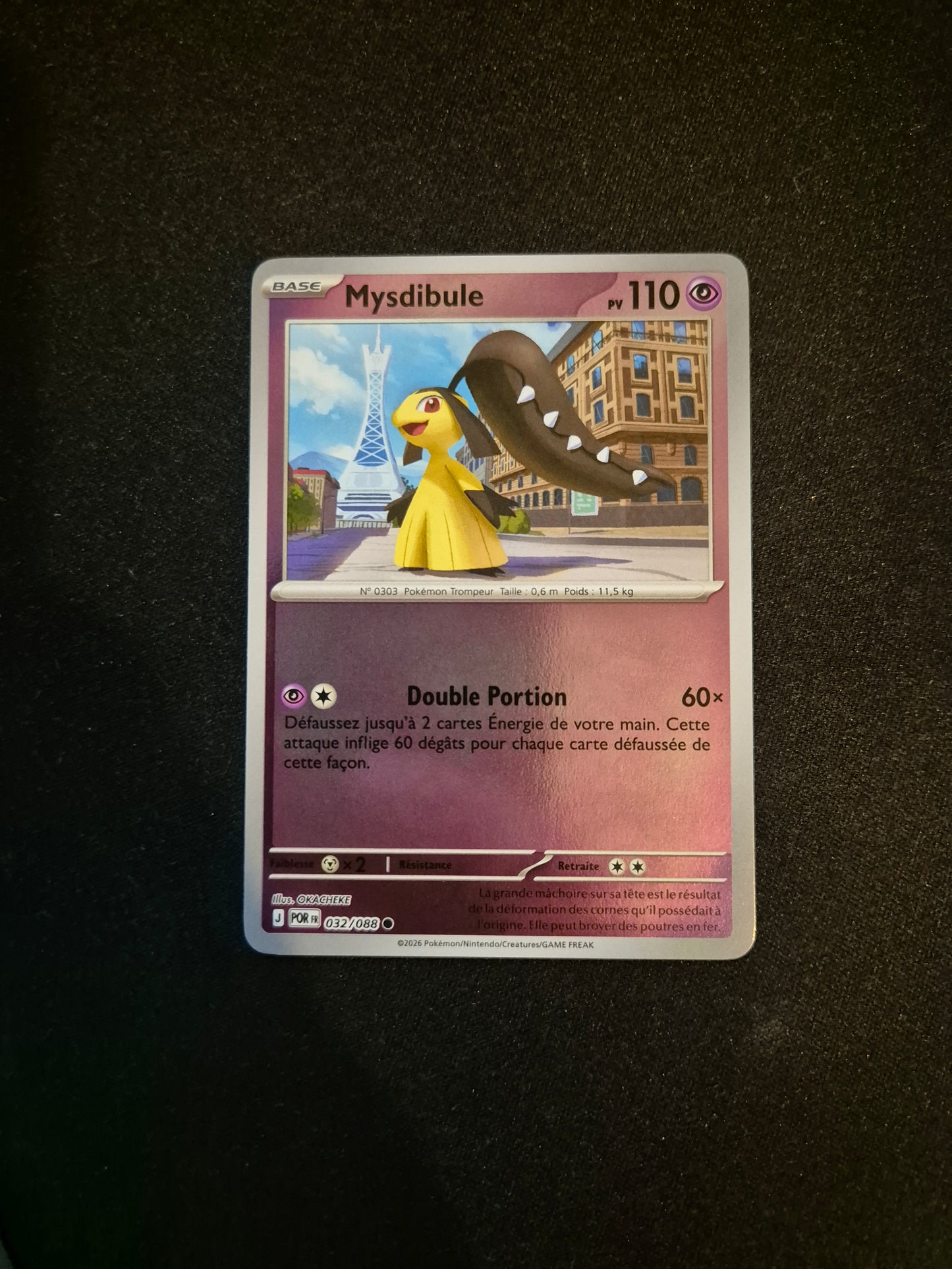 Carte Pokémon Mysdibule Reverse 032/088 ME03 Equilibre Parfait