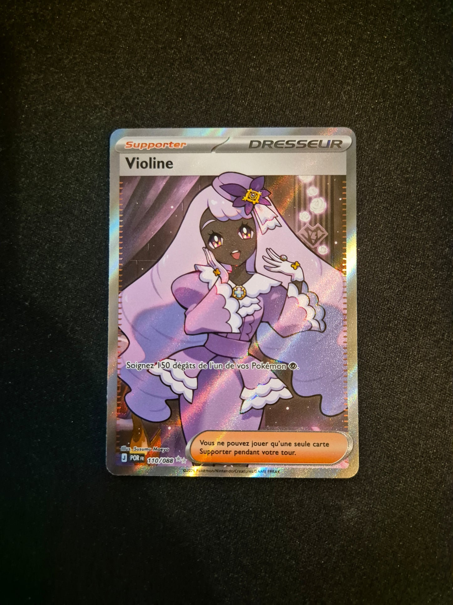 Carte Pokémon Violine Full Art 110/088 ME03 Equilibre Parfait
