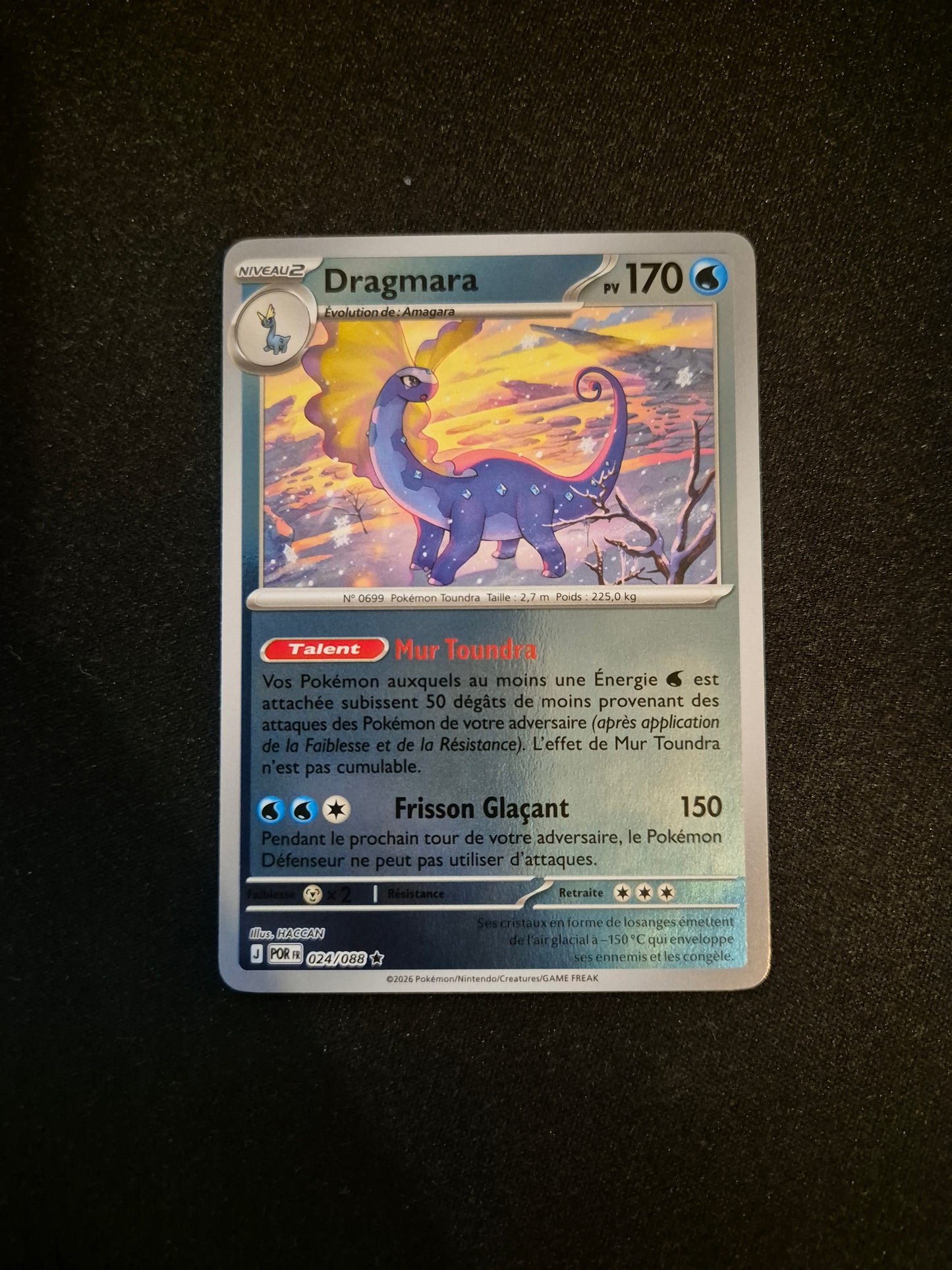 Carte Pokémon Dragmara Reverse 024/088 ME03 Equilibre Parfait