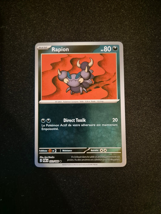 Carte Pokémon Rapion Reverse 051/088 ME03 Equilibre Parfait