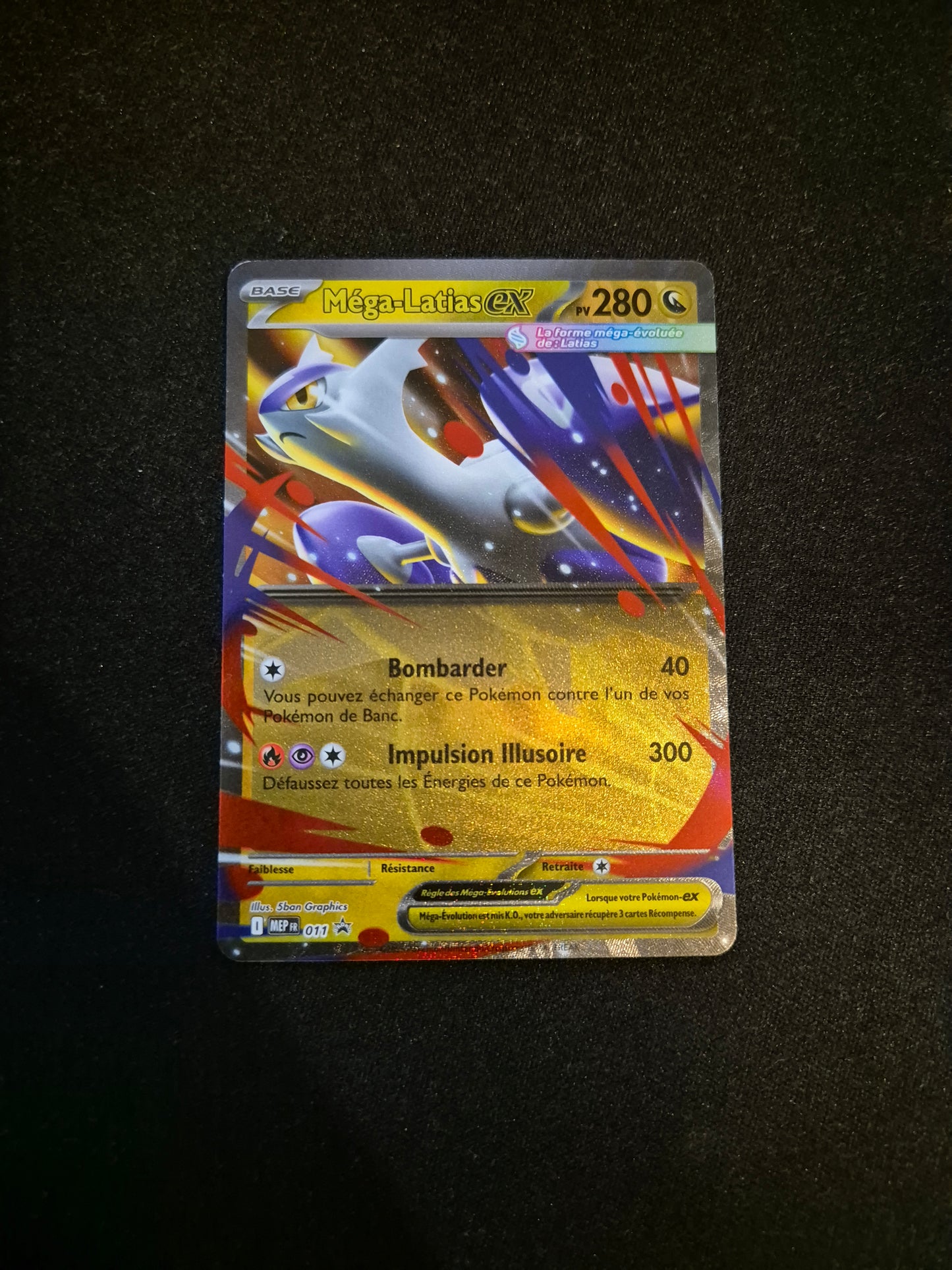 Carte Pokémon Méga-Latias EX MEP 011 Promo