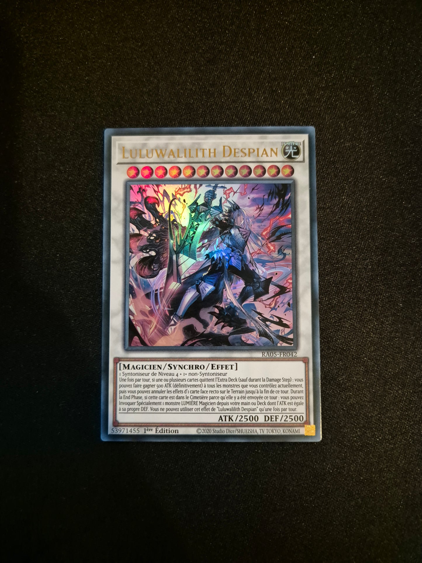 Carte Yu-Gi-Oh! Luluwalilith Despian Ultra Rare RA05-FR042