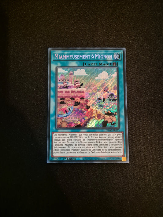 Carte Yu-Gi-Oh! Miammyusement Mignon Secret Rare RA05-FR073