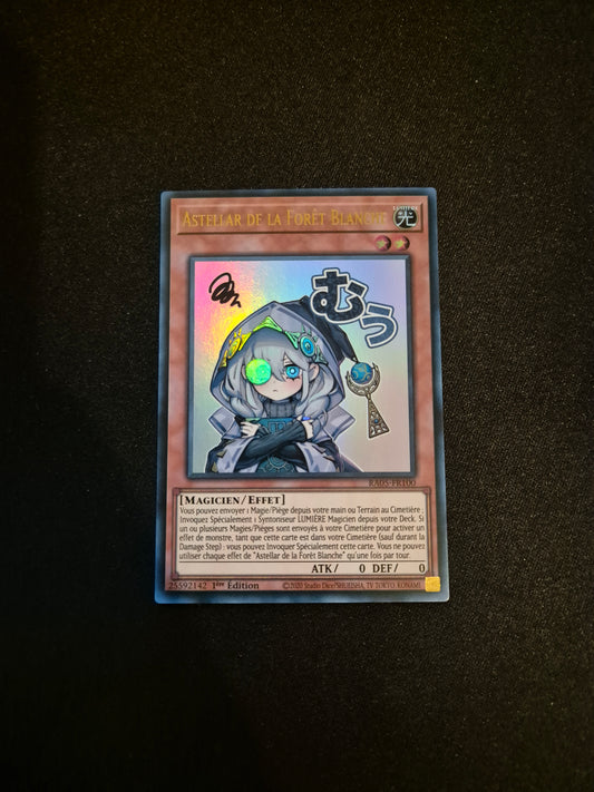 Carte Yu-Gi-Oh! Astellar de la Forêt Blanche ALT Stamped Ultra Rare RA05-FR100