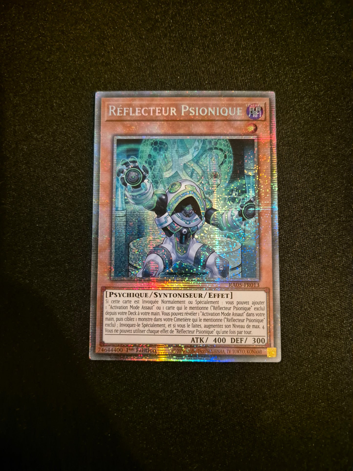 Carte Yu-Gi-Oh! Réflecteur Psionique Starlight Rare Ultra Rare RA05-FR013