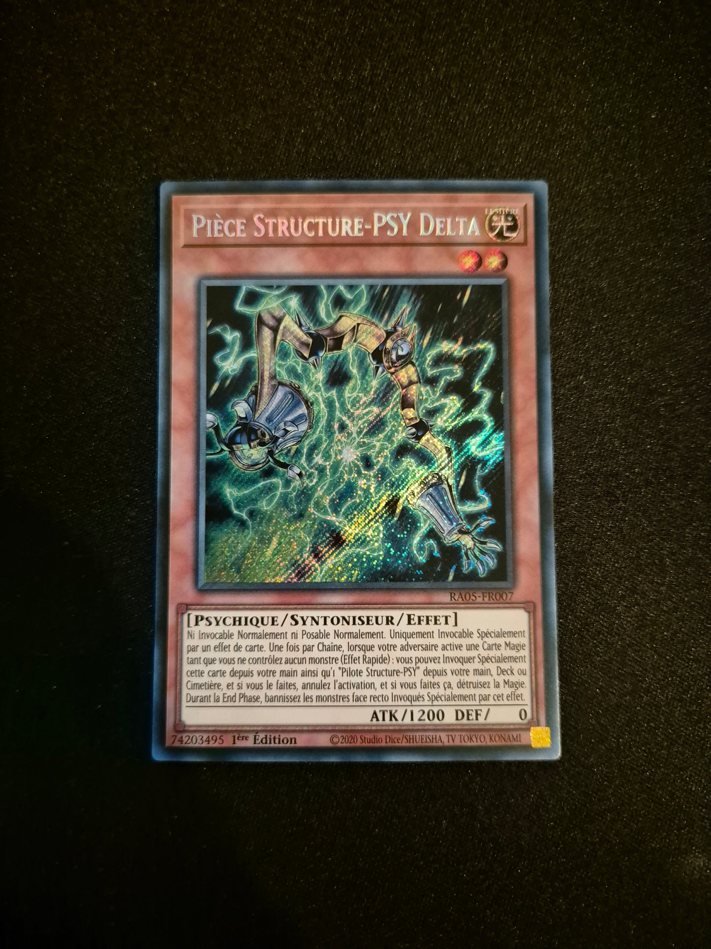Carte Yu-Gi-Oh! Piece Structure-Psy Delta Secret Rare RA05-FR007