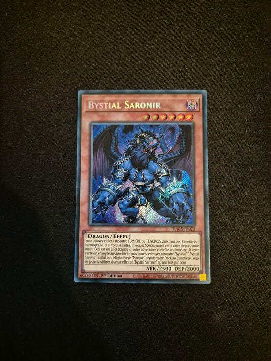 Carte Yu-Gi-Oh! Bystial Saronir Secret Rare RA05-FR023