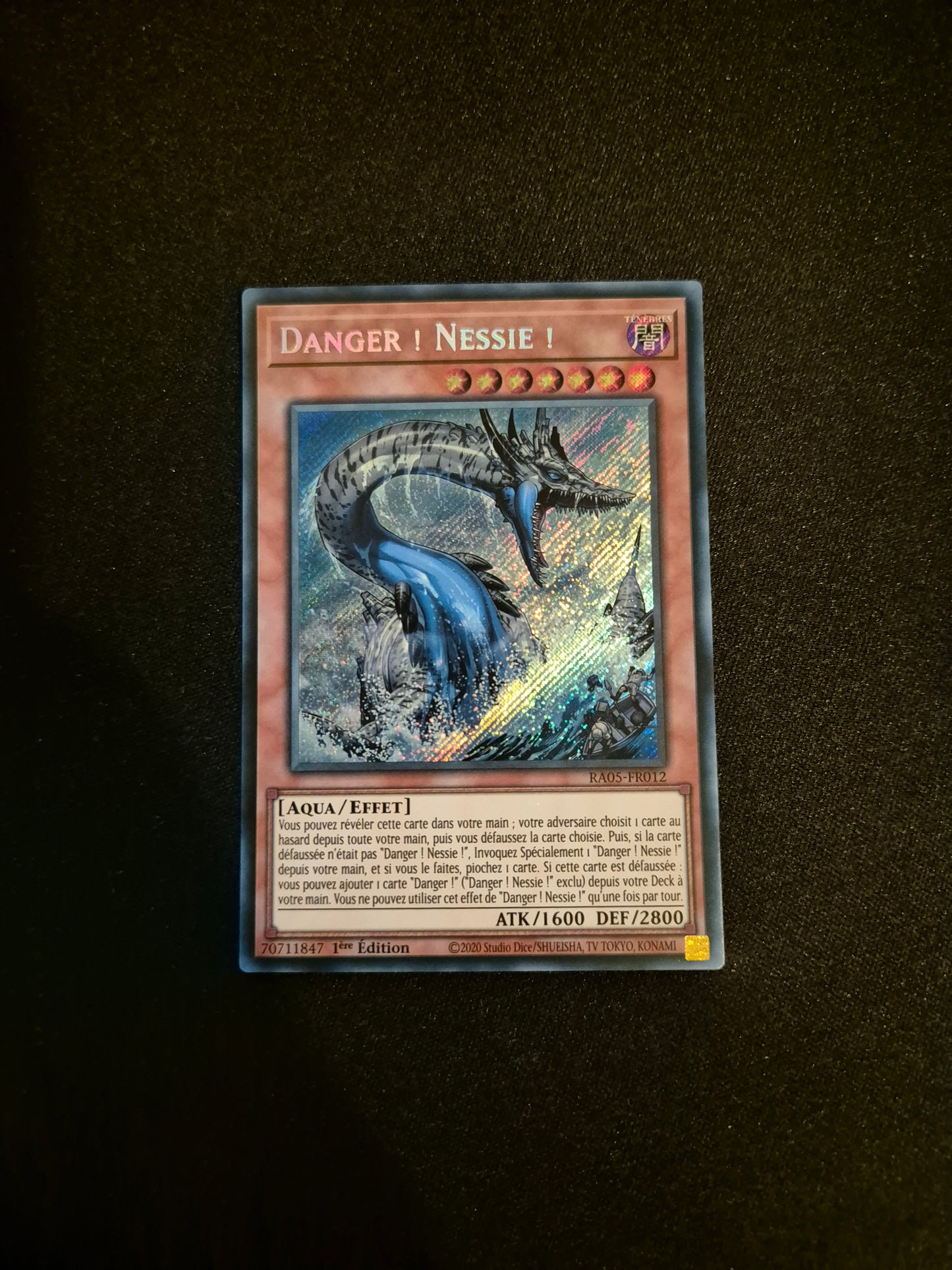 Carte Yu-Gi-Oh! Danger Nessie Secret Rare RA05-FR012