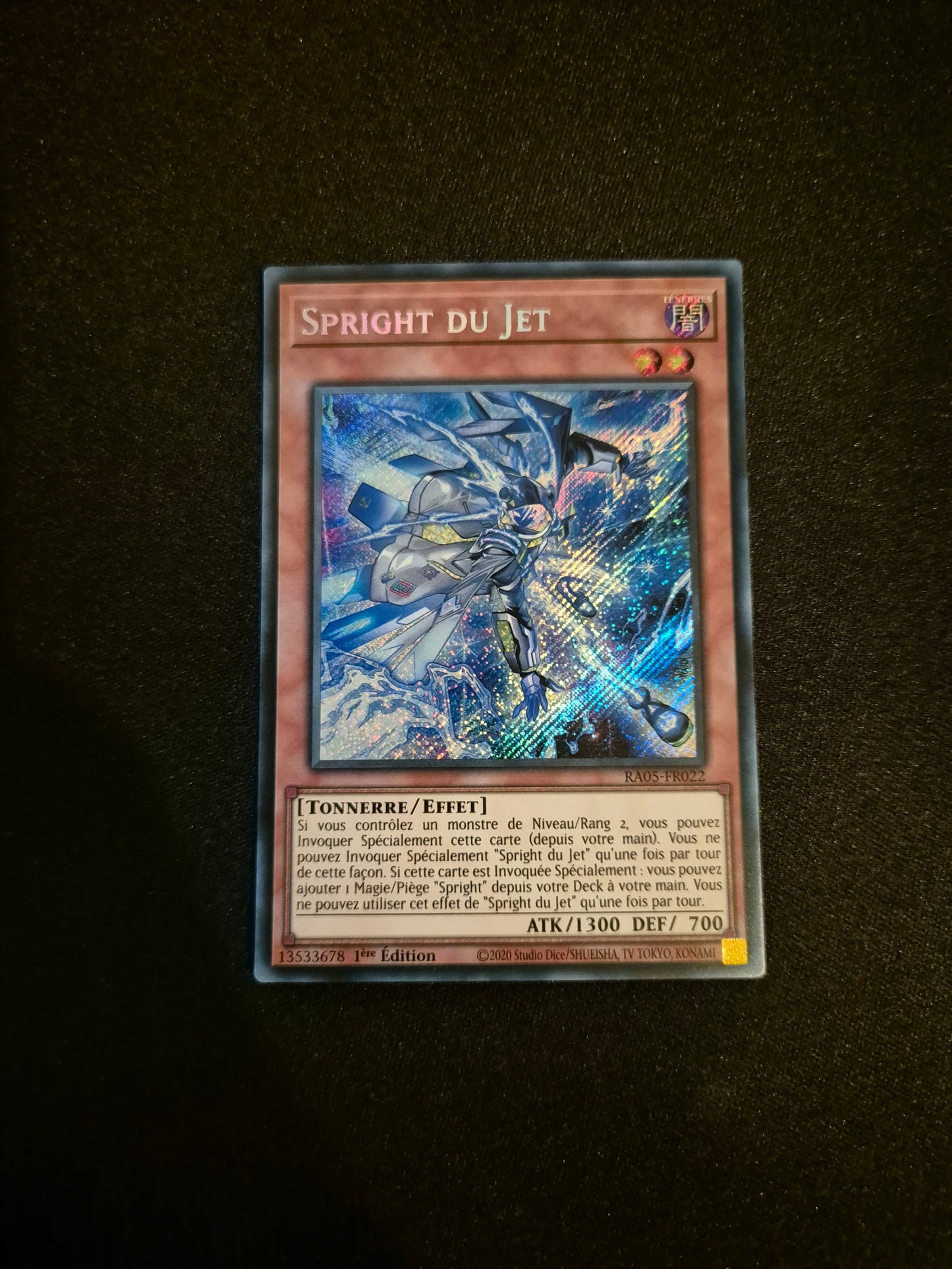 Carte Yu-Gi-Oh! Spright du Jet Secret Rare RA05-FR022