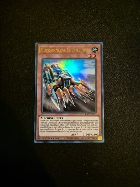Carte Yu-Gi-Oh! Moissonneuse Chenillinfini Ultra Rare RA05-FR014