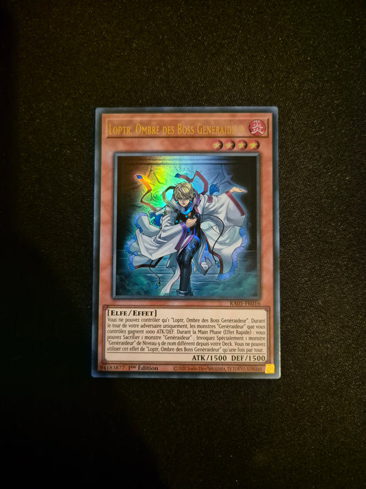 Carte Yu-Gi-Oh! Loptr Ombre des Boss Genéraideur Ultra Rare RA05-FR016