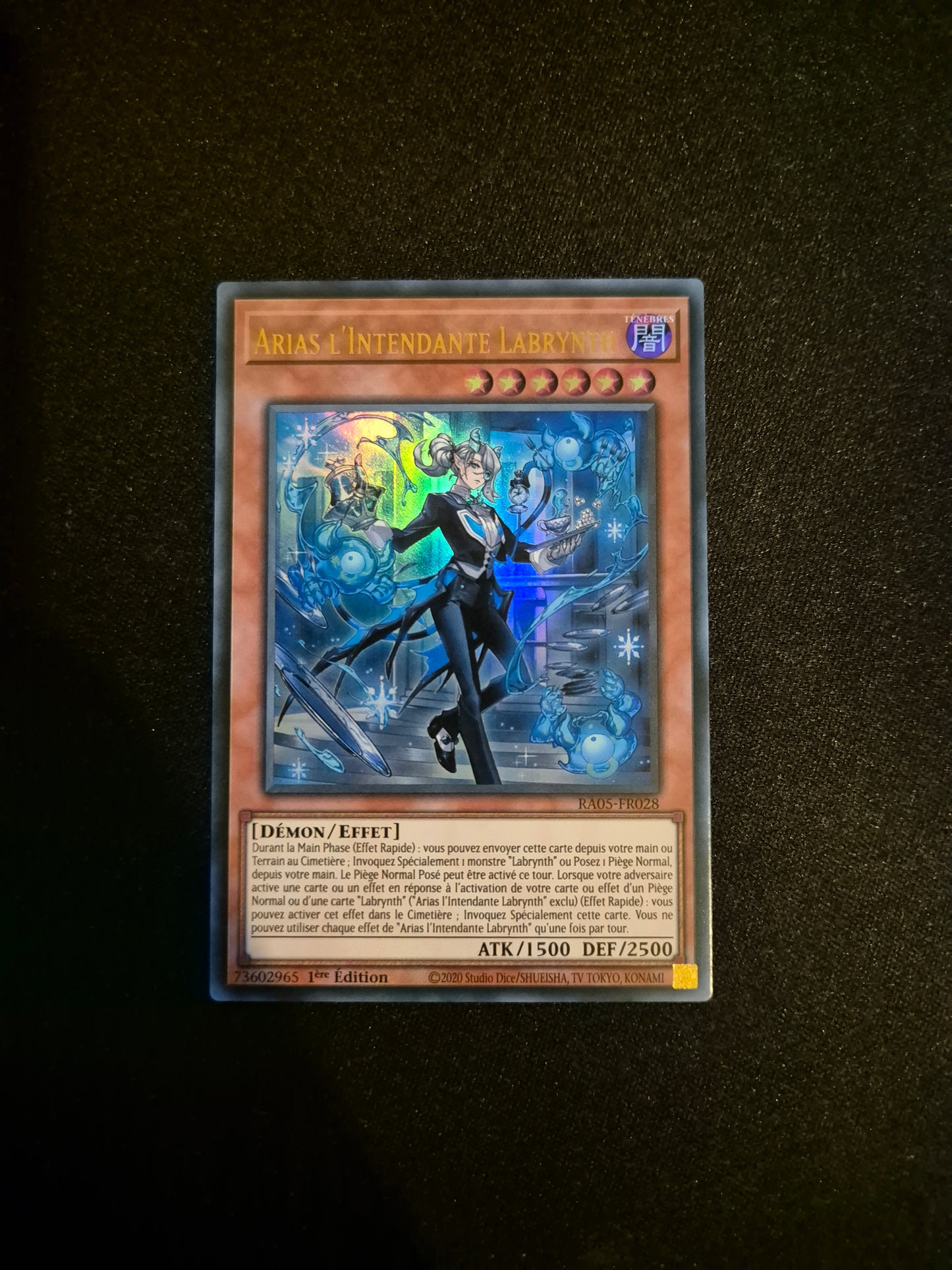 Carte Yu-Gi-Oh! Arias l'Intendante Labrynth Ultra Rare RA05-FR028