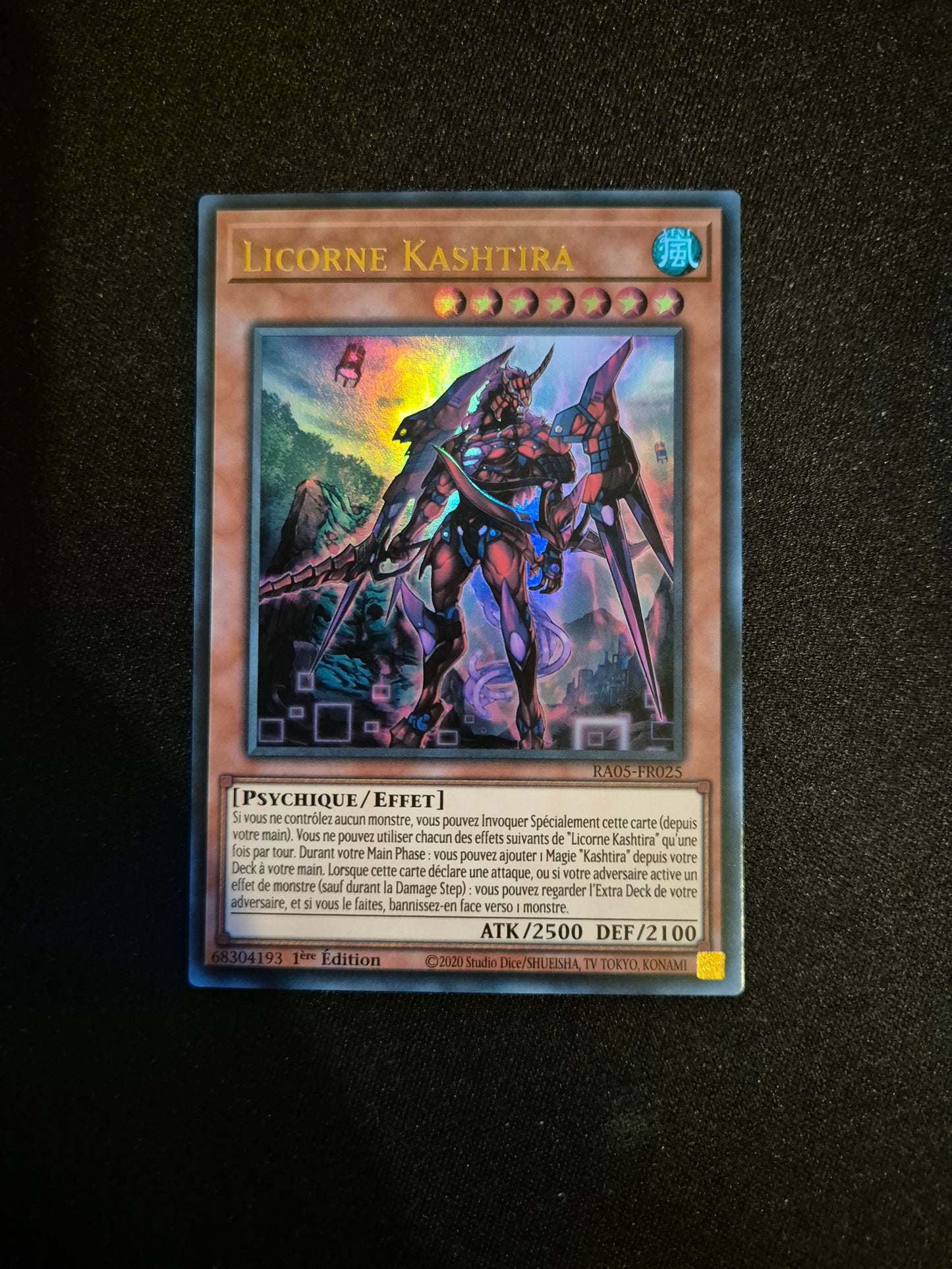 Carte Yu-Gi-Oh! Licorne Kashtira Ultra Rare RA05-FR025