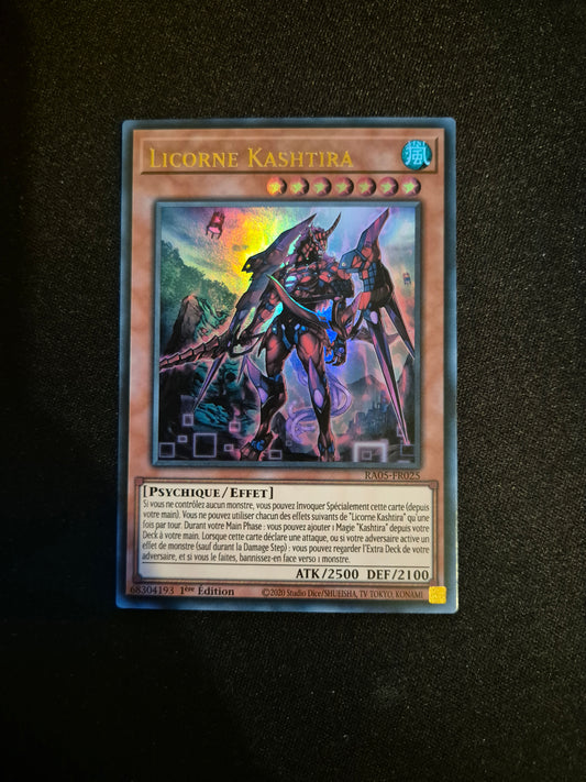 Carte Yu-Gi-Oh! Licorne Kashtira Ultra Rare RA05-FR025