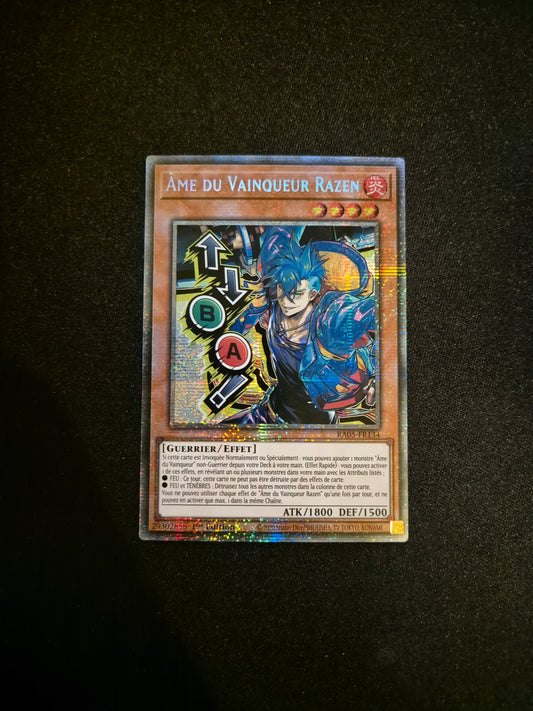 Carte Yu-Gi-Oh! Ame du Vainqueur Razen ALT Stamped Starlight Rare RA05-FR134
