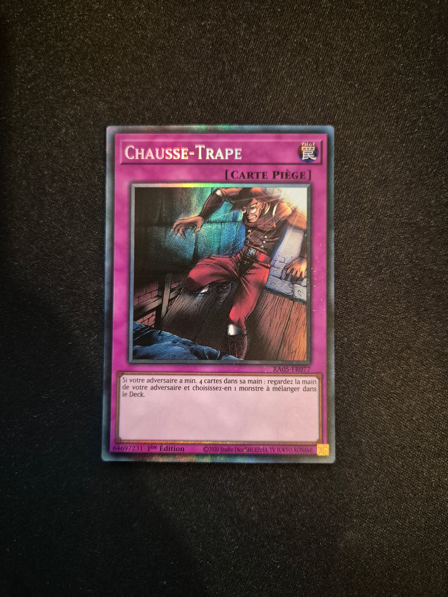 Carte Yu-Gi-Oh! Chausse-Trape Collector Rare RA05-FR077