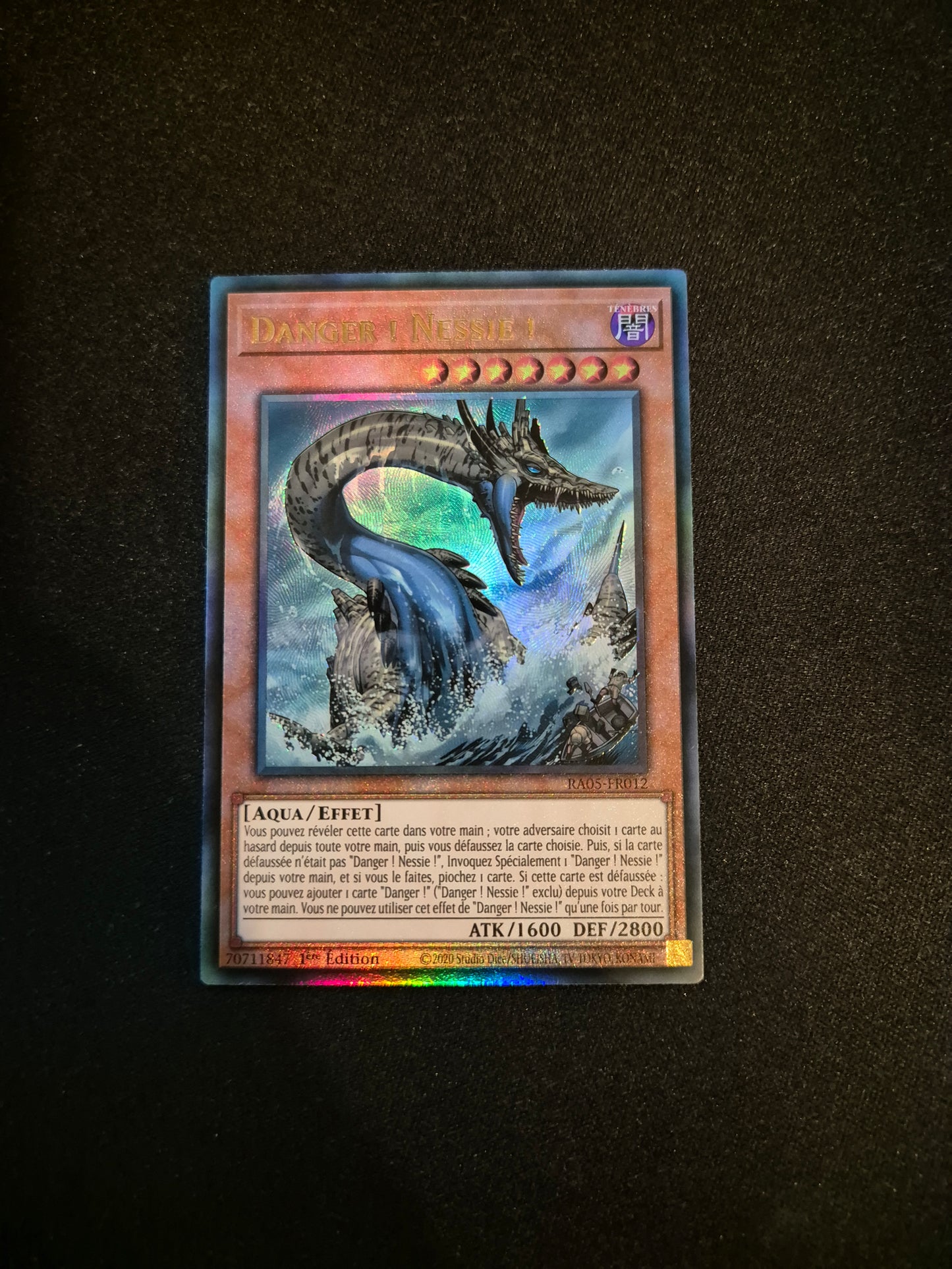 Carte Yu-Gi-Oh! Danger Nessie Ultimate Rare RA05-FR012