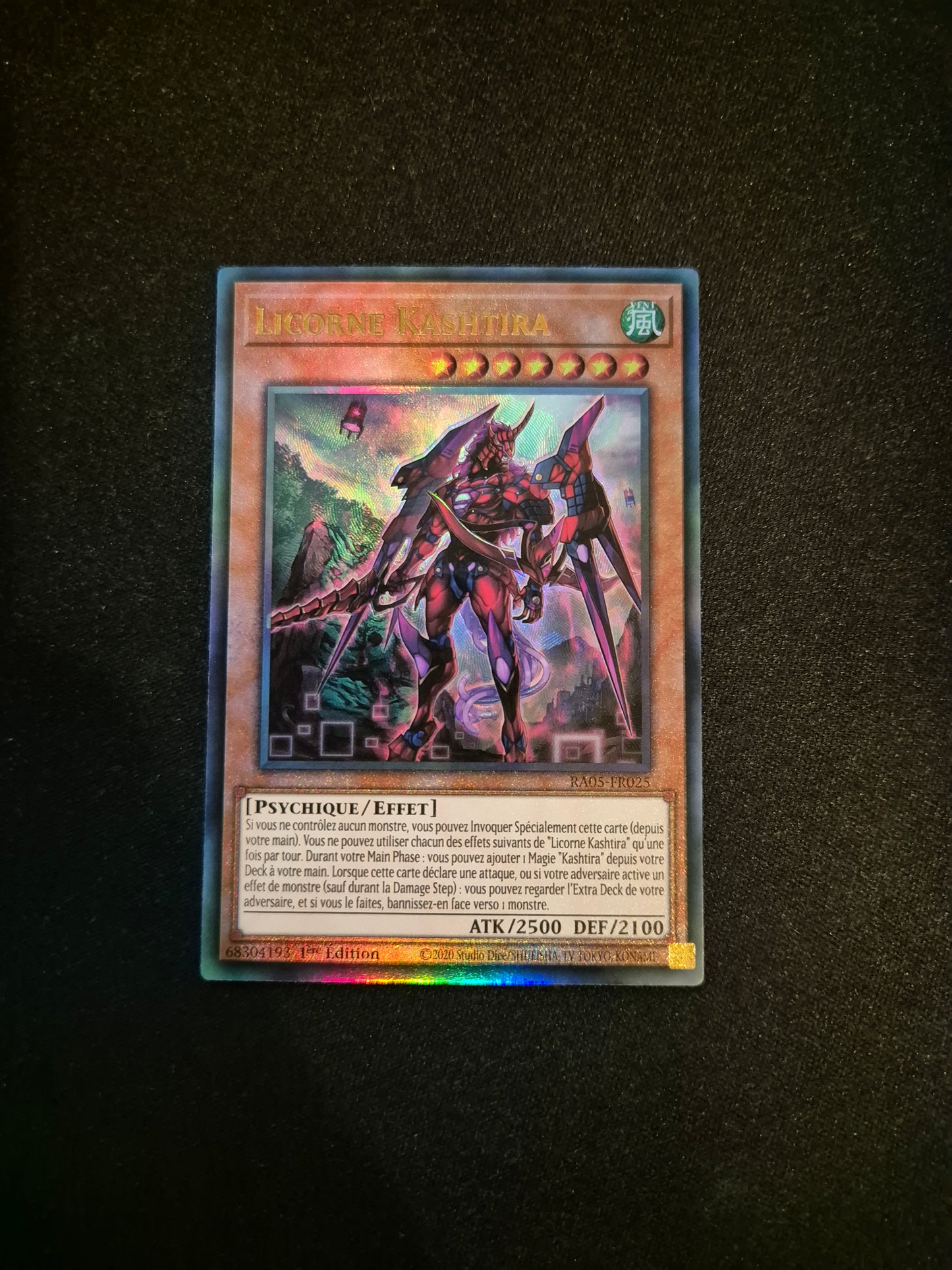 Carte Yu-Gi-Oh! Licorne Kashtira Ultimate Rare RA05-FR025