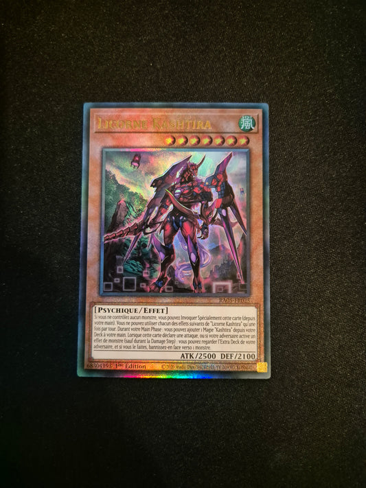 Carte Yu-Gi-Oh! Licorne Kashtira Ultimate Rare RA05-FR025