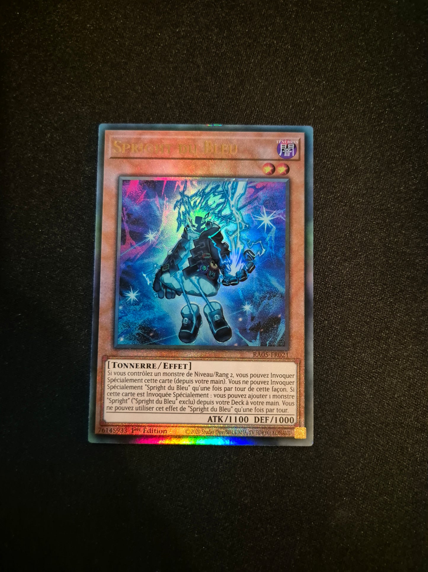 Carte Yu-Gi-Oh! Spright du Bleu Ultimate Rare RA05-FR021