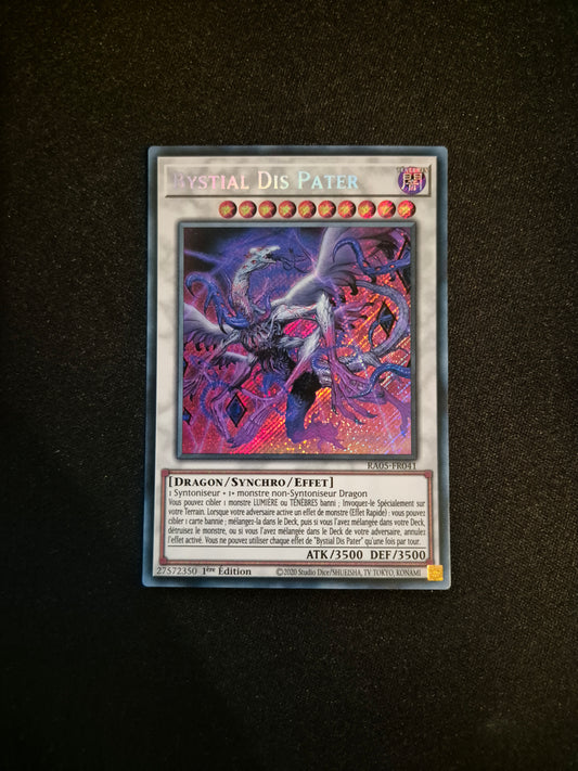 Carte Yu-Gi-Oh! Bystial Dis Pater Secret Rare RA05-FR041