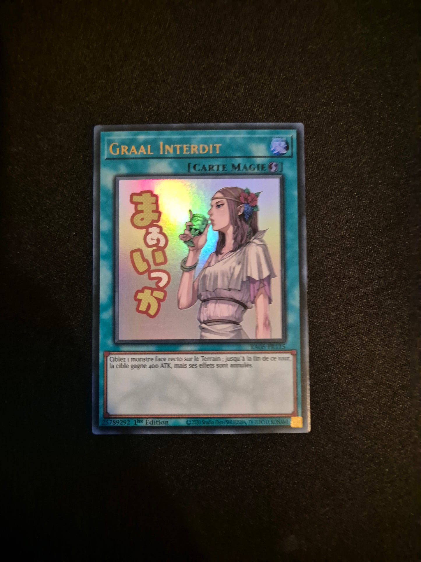 Carte Yu-Gi-Oh! Graal Interdit ALT Stamped Ultra Rare RA05-FR115