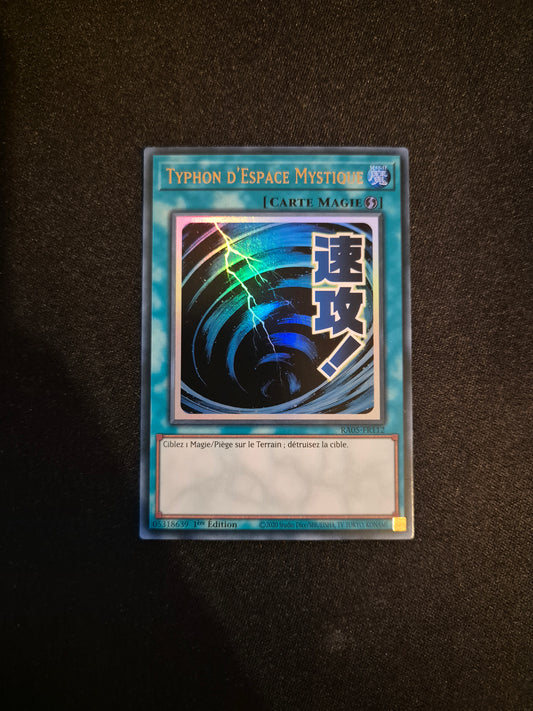 Carte Yu-Gi-Oh! Typhon d'Espace Mystique ALT Stamped Ultra Rare RA05-FR112
