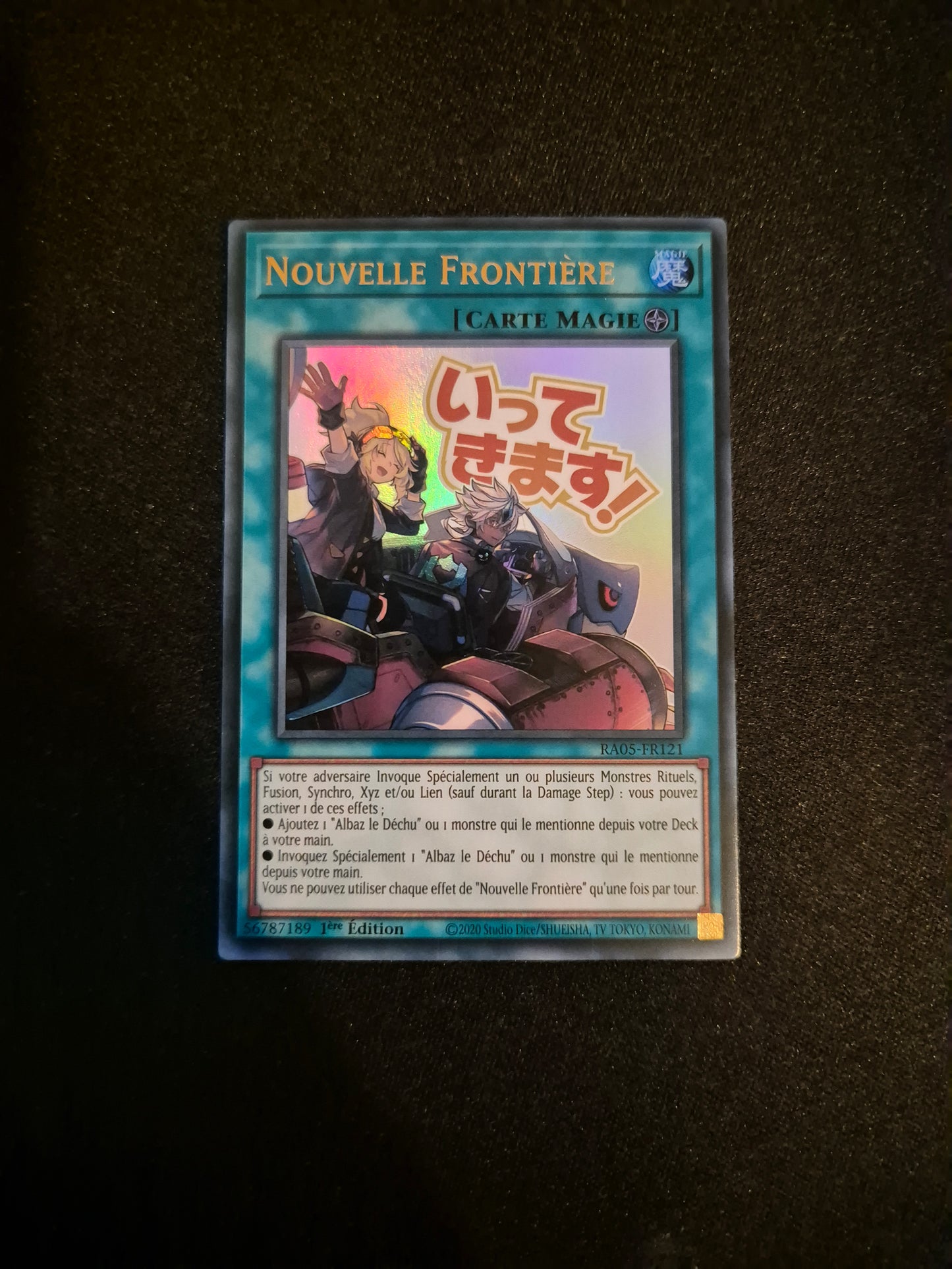 Carte Yu-Gi-Oh! Nouvelle Frontière ALT Stamped Ultra Rare RA05-FR121